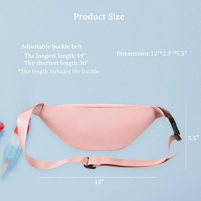 DAITET Crossbody Fanny Pack for Men&Women,Large Waist Bag & Hip Bum Bag with Adjustable Strap for Outdoors Workout Traveling Casual Running Hiking Cycling - Image 5
